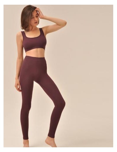 Топ в рубчик на широких бретелях MY BR423 berry, Цвет: бордовый, Размеры: M, изображение 3