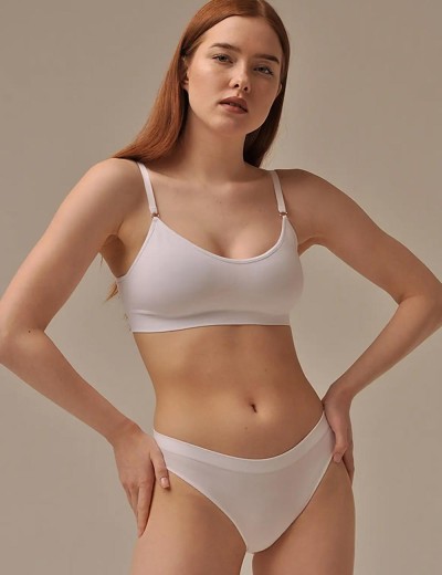 Трусы бразилиана MY SL442 bianco, Цвет: белый, Размеры: S/M, изображение 3