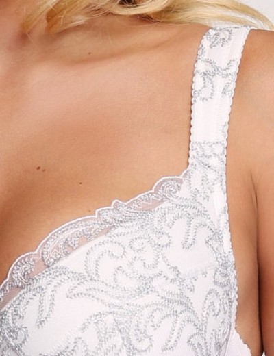 Бюстгальтер на поролоне Senselle MERRIMENT 1150022 приглушенно-белый, Цвет: приглушенно-белый, Размеры: 90J, изображение 4