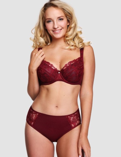 Бюстгальтер на поролоне Senselle MERRIMENT 1150022 бургундское вино, Цвет: бургундское вино, Размеры: 105E, изображение 5