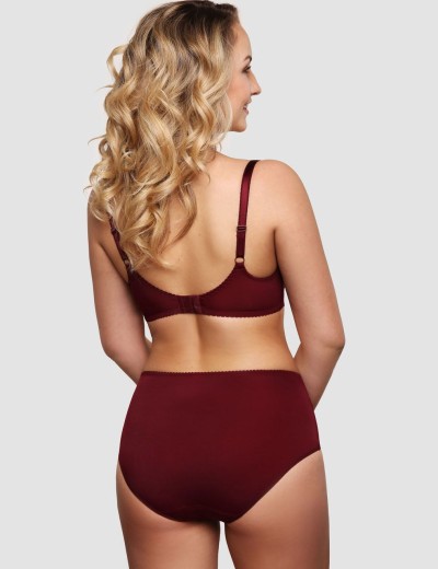 Мягкий кружевной бюстгальтер Senselle SUMMER ROSE LACE 12008 бургундское вино, Цвет: бургундское вино, Размеры: 75E, изображение 5