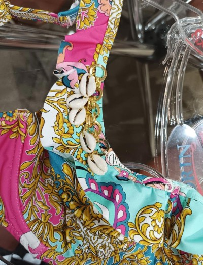 Верх купальника мягкий Ava TURQUOISE PAISLEY SK161, Цвет: мульти, Размеры: 90C, изображение 6