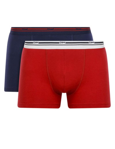Трусы-боксеры в наборе (2 шт) Dim 06XP красный/синий, Цвет: красный/синий, Размеры: M, изображение 2