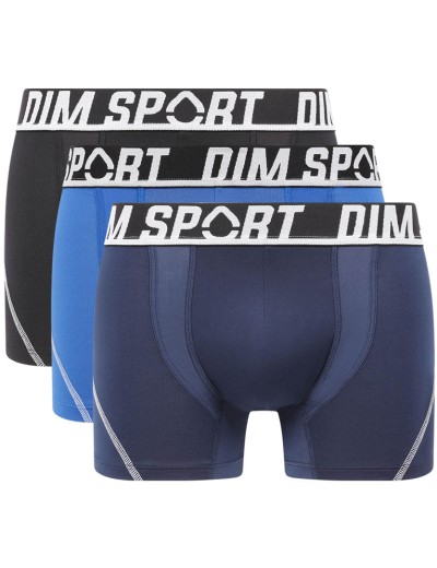 Трусы мужские боксеры в наборе (3 шт) Dim 08EW черный/темно-синий/синий, Цвет: черный/темно-синий/с, Размеры: S, изображение 2