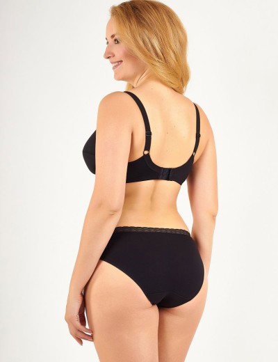 Набор хлопковых трусов Dim ECO 09AJ (2 шт) черный и белый, Цвет: черный/белый, Размеры: XXS/XS, изображение 6