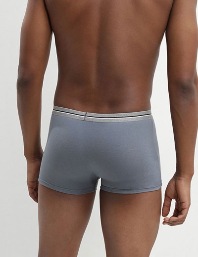 Трусы мужские боксеры в наборе (3 шт) Dim 09B7 джинсовый/серый/синий, Цвет: джинсовый/серый/сини, Размеры: L, изображение 3