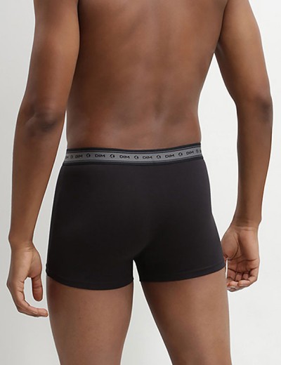 Трусы мужские боксеры набор (2 шт) Dim 0A6C черный/серый, Цвет: черный/серый, Размеры: L, изображение 3