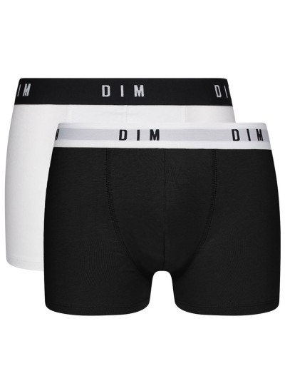 Трусы мужские боксеры набор (2 шт) Dim 0ARL черный/белый, Цвет: черный/белый, Размеры: S, изображение 2