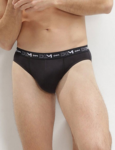 Набор мужских слипов (2 шт) Dim 6595/2 черный и белый, Цвет: черный/белый, Размеры: M, изображение 4