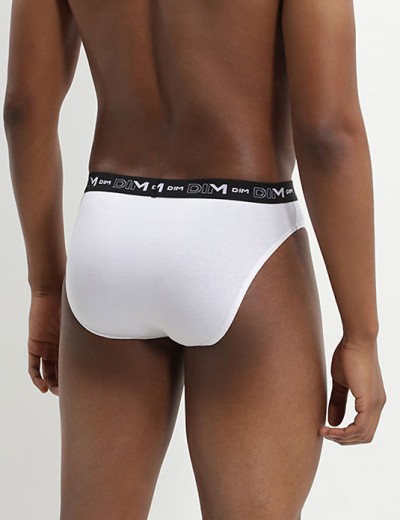 Набор мужских слипов (2 шт) Dim 6595/2 черный и белый, Цвет: черный/белый, Размеры: M, изображение 3