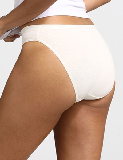 Набор трусов Dim LES POCKETS COTON 4H00/3 телесный/розовый/перламутр - 3 штуки, Цвет: телесный/розовый/пер, Размеры: XXS/XS, изображение 2