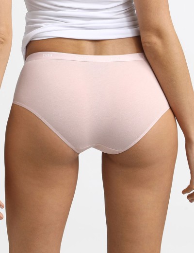 Набор хлопковых трусов Dim LES POCKETS COTON 4H01/3 телесный/розовый/перламутр - 3 штуки, Цвет: телесный/розовый/пер, Размеры: XXS/XS, изображение 2