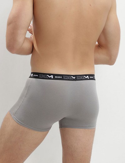Трусы мужские боксеры набор (2 шт) Dim 6596/2 антрацит/белый, Цвет: антрацит/белый, Размеры: L, изображение 3