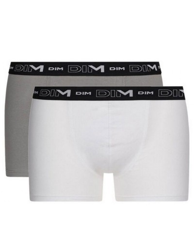 Трусы мужские боксеры набор (2 шт) Dim 6596/2 антрацит/белый, Цвет: антрацит/белый, Размеры: L, изображение 2