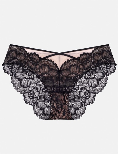 Трусики бразилиана Esotiq KATIE 40564 черно-бежевый, Цвет: черный+бежевый, Размеры: M, изображение 5
