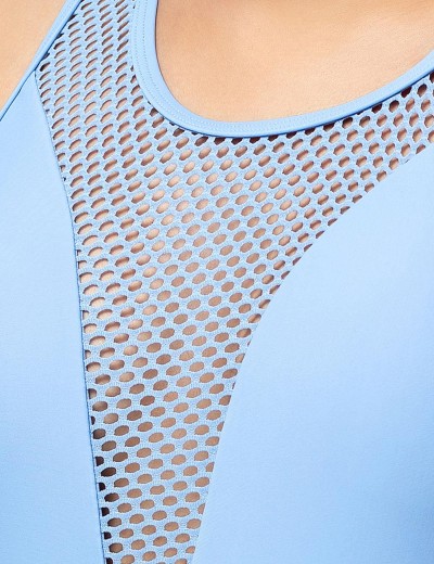 Голубой спортивный купальник Opium SF-41, Цвет: голубой, Размеры: L, изображение 5