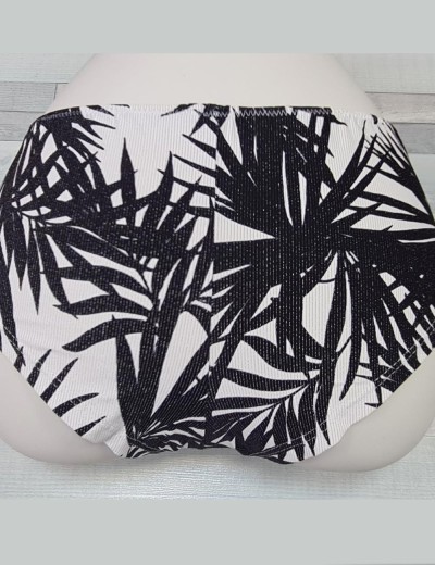 Черно-белые плавки бразилиана Akcent AN267 braz, Цвет: черно-белый, Размеры: M, изображение 3