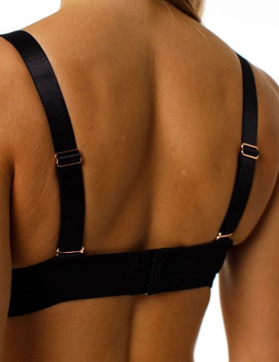 Формованный бюстгальтер с вышивкой Coquette Revue GEISHA 54125-18, Цвет: черный, Размеры: 70C, изображение 4