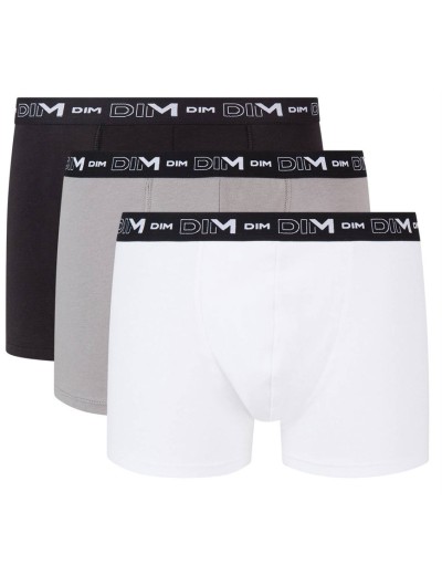 Набор мужских боксеров (3 шт) Dim 6596/3 белый/серый/черный, Цвет: белый/серый/черный, Размеры: S, изображение 2