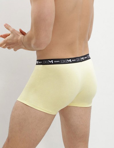 Набор мужских боксеров (3 шт) Dim 6596/3 лимонный/красный/серый, Цвет: лимонный/красный/сер, Размеры: S, изображение 3