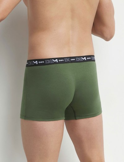 Набор мужских боксеров (3 шт) Dim 6596/3 хаки/синий/кварц, Цвет: хаки/синий/кварц, Размеры: M, изображение 3
