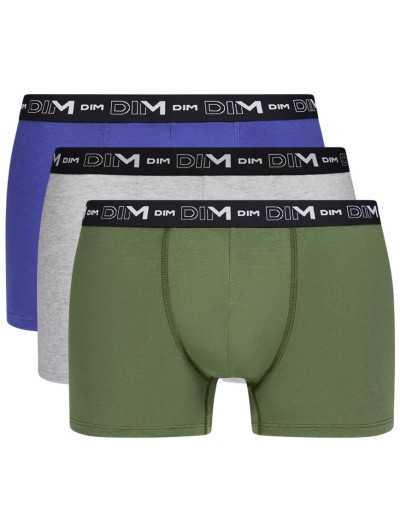 Набор мужских боксеров (3 шт) Dim 6596/3 хаки/синий/кварц, Цвет: хаки/синий/кварц, Размеры: M, изображение 2