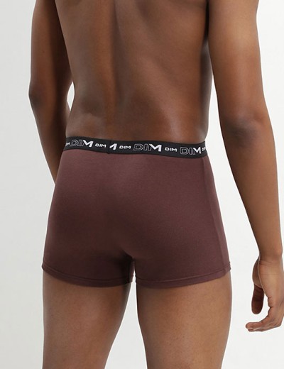 Набор мужских боксеров (3 шт) Dim 6596/3 черный/коричневый/синий, Цвет: черный/коричневый/си, Размеры: XL, изображение 3