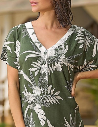 Туника женская Mia-Amore CASSANDRA 1875, Цвет: оливковый, Размеры: 4XL/5XL, изображение 3