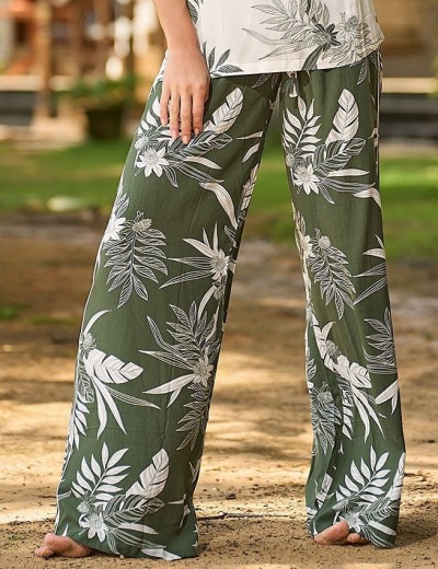 Комплект блуза со штанами Mia-Amore CASSANDRA 1876, Цвет: белый с оливковым, Размеры: M, изображение 5