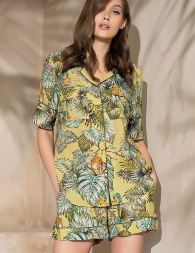 Летний комплект рубашка и шорты Mia-Amore SAFARY 1802, Цвет: cафари, Размеры: M, изображение 3