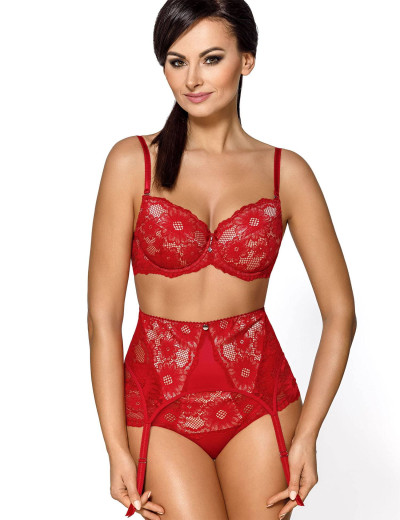 Трусы слипы высокие Ava RICH RED 1703 figi, Цвет: вишня, Размеры: M, изображение 2