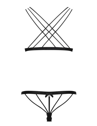 Комплект Obsessive 854 SET-1, Цвет: черный, Размеры: S/M, изображение 4