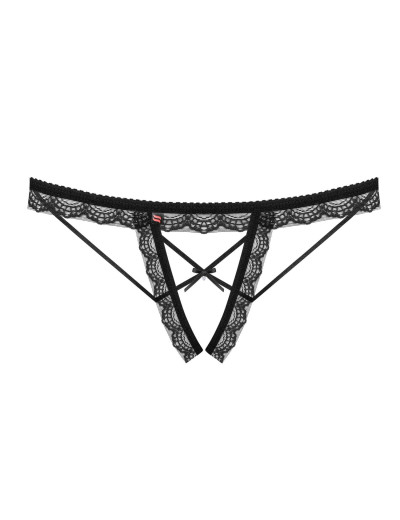 Сексуальные трусики Obsessive 865 CROTCHLESS THONG, Цвет: черный, Размеры: L/XL, изображение 3 Сексуальные трусики Obsessive 865 CROTCHLESS THONG, Цвет: черный, Размеры: L/XL, изображение 3