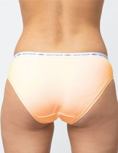Женские хлопковые трусы слипы Sergio Dallini SD7003-4, Цвет: персиковый, Размеры: XL, изображение 2