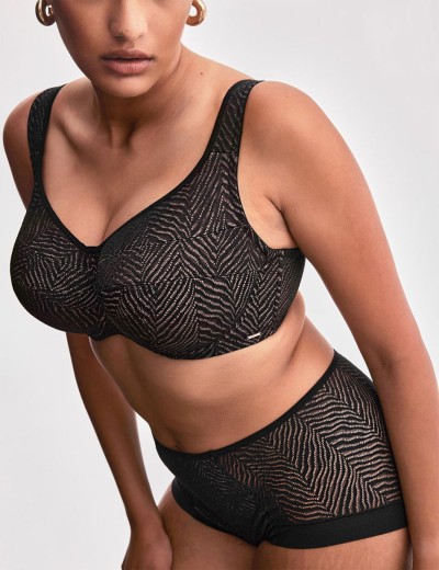 Бюстгальтер с мягкой чашкой Alles CELESTE M черный, Цвет: черный, Размеры: 75F, изображение 5