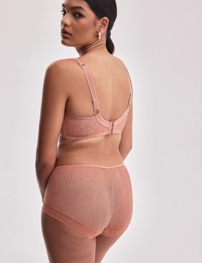 Высокие трусы слипы Alles CELESTE classic лососевый, Цвет: лососевый, Размеры: M, изображение 4