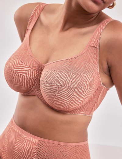 Бюстгальтер с мягкой чашкой Alles CELESTE M лососевый, Цвет: лососевый, Размеры: 85J, изображение 4
