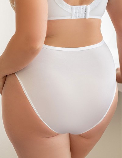 Высокие женские трусы Kris Line YES high waist, Цвет: белый, Размеры: M, изображение 2