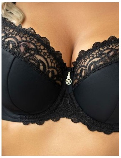Бюстгальтер полумягкий Kris Line BETTY semi-soft side support черный, Цвет: черный, Размеры: 95JJ, изображение 4