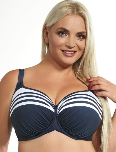 Верх купальника Kris Line BLUE MARE soft roma, Цвет: темно-синий, Размеры: 70K, изображение 3