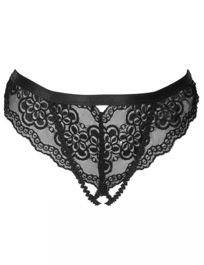 Сексуальные трусики с доступом LIVIA CORSETTI LC 90678 OKSURIN PANTY, Цвет: черный, Размеры: S/M, изображение 5