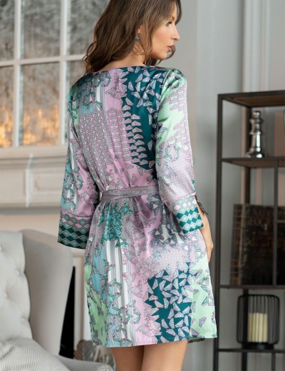 Атласная туника Mia-Amore GEOMETRY 7005, Цвет: мульти, Размеры: L/XL, изображение 2