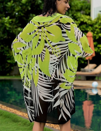 Короткая туника для пляжа Mia-Amore MONTEREY 7331, Цвет: зеленый, Размеры: 4XL/5XL, изображение 2