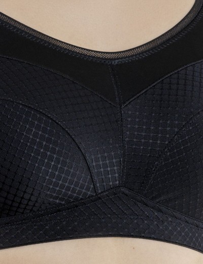 Бюстгальтер без каркасов Senselle QUEEN GAMBIT 1020074 черный, Цвет: черный, Размеры: 95D, изображение 5