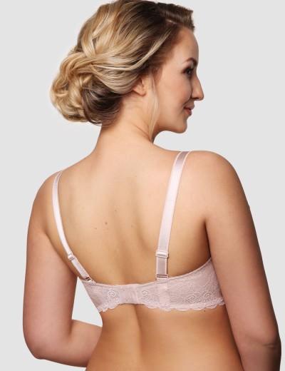 Кружевной бюстгальтер пуш-ап Senselle GLAMOUR LACE 12016 серебристый пион, Цвет: серебристый пион, Размеры: 70D, изображение 2