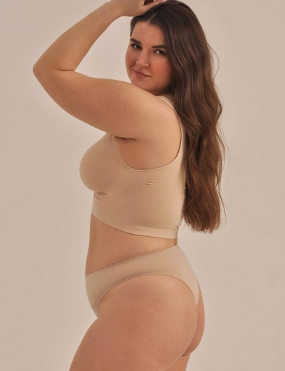 Трусы бразилиана MY SL442PS nudo, Цвет: телесный, Размеры: 3XL, изображение 3