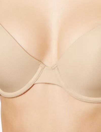 Бюстгальтер формованный гладкий Maidenform 7959 бежевый, Цвет: бежевый, Размеры: 75B, изображение 5