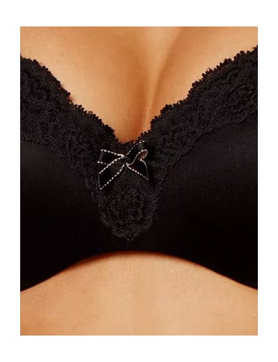 Формованный бюстгальтер без косточек Maidenform 9456 черный/бежевый, Цвет: черный/бежевый, Размеры: 70B, изображение 6