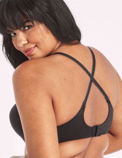 Формованный бюстгальтер без косточек Maidenform 9456 черный/бежевый, Цвет: черный/бежевый, Размеры: 70B, изображение 2