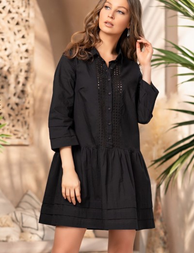 Туника из хлопка Mia-Amore ROCHELLE 1610 черный, Цвет: черный, Размеры: M, изображение 4